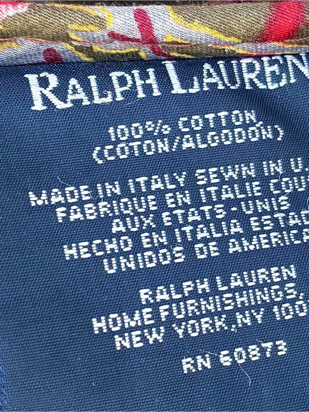 Ralph Lauren Vintage Bedspread Galahad Comforter Queen or Full Sateen